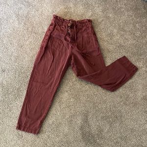 Free People paper bag pants!